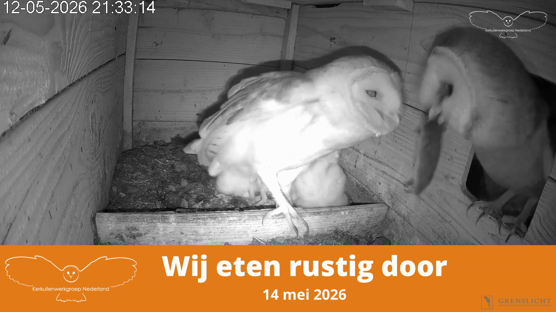 Wij eten rustig door